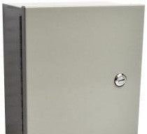 Wiegmann Enclosures N1C121208 - N1 Hinged-Cover 12X12X8 Carbon Steel - Gray (N1C121208)