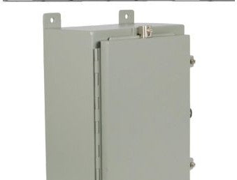 Wiegmann Enclosures N4161606 - N4 Single Door Wall-Mount 16X16X6 Carbon Steel (N4161606)