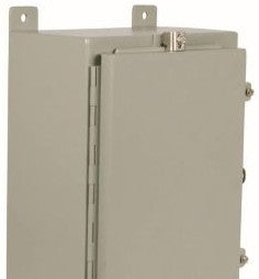Wiegmann Enclosures N4242408 - N4 Single Door Wall-Mount 24X24X8 Carbon Steel (N4242408)