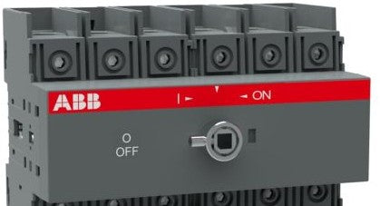 ABB Disconnect Switches OT30F6 - 6-pole, front operated, base mounted, DIN-rail (OT30F6)
