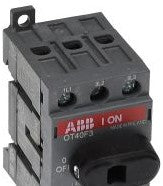 ABB Disconnect Switches OT40F3 - 3-pole, front operated, base mounted, DIN-rail (OT40F3)