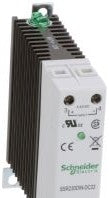 Schneider Relays SSR230DIN-DC22 - Solid State Relay, 30A, 280VAC Load (P067285EM)