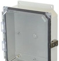 Hammond Manufacturing Enclosures PCJ1086CCLF - Polycarb 10X8X6 Latch Clr w/Flange (PCJ1086CCLF)