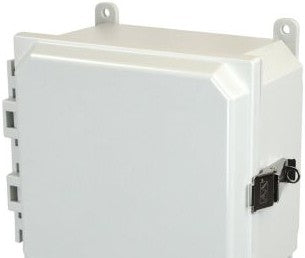 Hammond Manufacturing Enclosures PCJ12106L - Polycarb 12X10X6 Latch w/Feet (PCJ12106L)