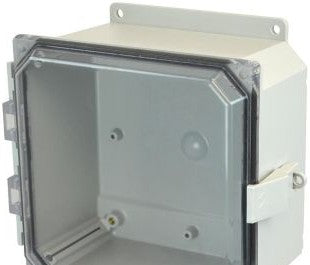 Hammond Manufacturing Enclosures PCJ16148CCNLF - Polycarb 16X14X8 NM Latch Clr w/Flange (PCJ16148CCNLF)