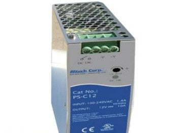 Altech Power Supplies PS-C12012 - Power Supply, 12VDC, 10A, 1Ph, 120W (PS-C12012)