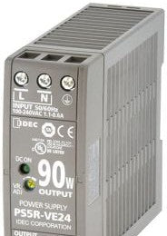 IDEC Power Supplies PS5R-VE24 - Power Supply, 24VDC, 3.75A, 1Ph, 90W (PS5R-VE24)