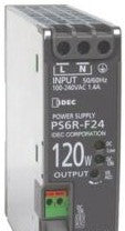 IDEC Power Supplies PS6R-F24 - Power Supply, 24VDC, 5A, 1Ph, 120W, 100-240VAC (PS6R-F24)