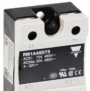 Carlo Gavazzi Relays RM1A48D75 - Solid State Relay, 1-P, 75A, 480VAC, 4-32VDC (RM1A48D75)