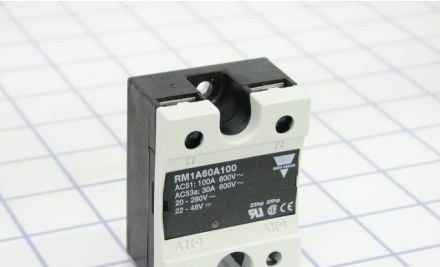 Carlo Gavazzi Relays RM1A60A100 - Solid State Relay, 1-P, 100A, 600VAC (RM1A60A100)