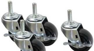 Hammond Manufacturing Enclosures RRLDCASTER - Caster Kit, set of 4 (RRLDCASTER)