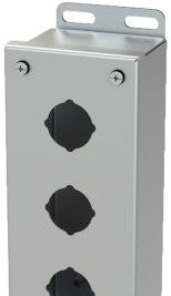 Saginaw Control & Engineering Enclosures SCE-3PBSS6 - S.S. PB Enclosure (SCE-3PBSS6)