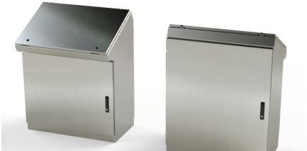 Saginaw Control & Engineering Enclosures SCE-463719DCSS - S.S. Console, Dual Access Single Door (SCE-463719DCSS)