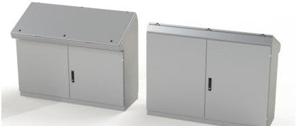 Saginaw Control & Engineering Enclosures SCE-466019DC - Console, Dual Access Overlapping Two Door (SCE-466019DC)
