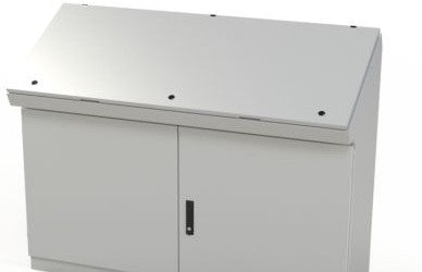 Saginaw Control & Engineering Enclosures SCE-466019SDC - Console, Single Access Two Door (SCE-466019SDC)