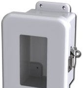 Saginaw Control & Engineering Enclosures SCE-604FW - Fiberglass Enclosure W/Window (SCE-604FW)