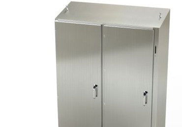Saginaw Control & Engineering Enclosures SCE-60XEL4918SSST - S.S. 2DR XEL Sloping Top Enclosure (SCE-60XEL4918SSST)