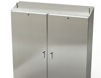 Saginaw Control & Engineering Enclosures SCE-72EL7218SSST - S.S. 2DR EL Sloping Top Enclosure (SCE-72EL7218SSST)