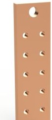 Saginaw Control & Engineering Enclosures SCE-GB10 - Bar, Ground (SCE-GB10)