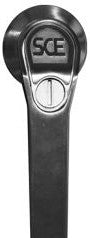 Saginaw Control & Engineering Enclosures SCE-PCH5SS - Handle, L-Padlocking w/Coinproof (Stainless) (SCE-PCH5SS)