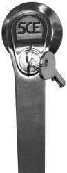 Saginaw Control & Engineering Enclosures SCE-PKH5SS - Handle, L-Padlocking w/Keylock S.S. (SCE-PKH5SS)