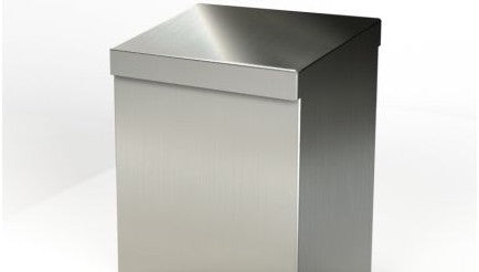 Saginaw Control & Engineering Enclosures SCE-RH4N12SS - Hood, S.S. Rain (SCE-RH4N12SS)