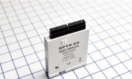 Opto 22 Programmable Logic Controllers SNAP-AIV-8 - SNAP 8-Ch -10VDC to +10VDC Analog Input Module (SNAP-AIV-8)