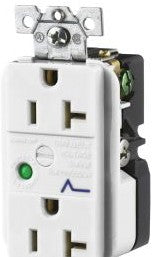 Bryant Electric Plugs & Receptacles SP53WA - Circuit Watch Surge Suppression Straight Blade (SP53WA)
