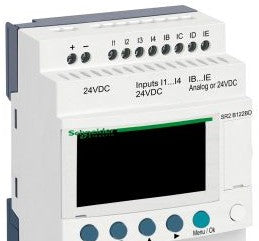 Square D Programmable Logic Controllers SR2B122BD - LOGIC RELAY, 24VDC INPUT 8.0 AMPS, RELAY OUTPUT (SR2B122BD)