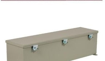 Wiegmann Wireway T4418CH - Hinged-Cover Wire Trough 4X4X18 Carbon Steel (T4418CH)