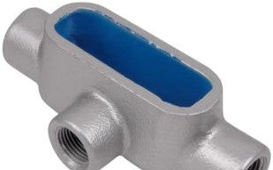 Thomas & Betts Conduit Outlet Bodies T58 - 1-1/2 Inch Form 8 T Conduit Body, Body Material Gray (T58)