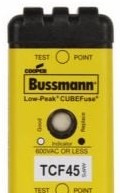 Bussmann Fuses TCF45 - Eaton Bussmann series TCF fuse, 45 A, 60 Hz, 50 Hz (TCF45)
