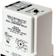 Macromatic Protection Relays TCP2G100 - Temp/Seal Leak Relay, 120VAC, 4.7-100K Ohm (TCP2G100)