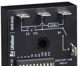 Littelfuse Relays TDUS3000A - Single Shot Timer, 24-120VAC, 0.1-102.3 Second (TDUS3000A)
