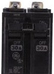 GE Circuit Breakers THQB2130 - 30 Amp Double Pole Bolt-On Breaker<br><br>-Bolt (THQB2130)