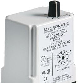 Macromatic Relays TR-51562-05 - TIME DELAY RELAY; 120VAC/DC SINGLE SHOT (TR-51562-05)
