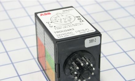 SSAC Relays TRDU24A3 - Time Delay Relay, 24VAC/DC, DPDT 10A Output (TRDU24A3)