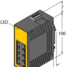 Turck Ethernet Switches SE20-84XT-RJ822 - Junction Box (U3-10866)