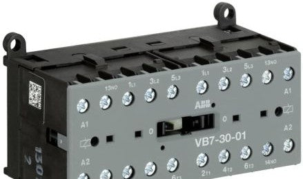 ABB Contactors VB7-30-01-84 - Mini Contactor, 3-P N/O, 120VAC Coil 1NC Aux (VB7-30-01-84)