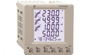 ATC-Automatic Timing & Control Panel Meters & Gauges VCFP96M - Panel Meter, V/A/Hz/PF/KWh Display, 5AAC (VCFP96M)