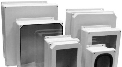 Vynckier Enclosure Systems Enclosures VJ1008HWPL1 - Enclosure, 11.31in.Hx9.31in.Wx5.43in.D, N4X (VJ1008HWPL1)