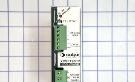 ASI-Automation Systems Interconnect Power Supplies XCSF120CP - 24 Vdc Power Supply DIN Rail, 5 Amp, 120 Watt (XCSF120CP)