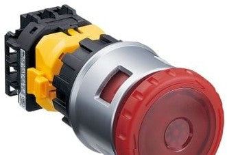 IDEC Switches XN4E-TL412Q4MR - PLTR/Push-Pull Pushbutton, Red, 44mm Mush (XN4E-TL412Q4MR)
