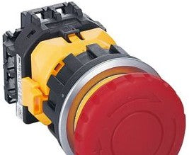 IDEC Switches XN5E-LV422Q4MR - PLTR/Push-Pull Pushbutton, Red, 44mm Mush (XN5E-LV422Q4MR)