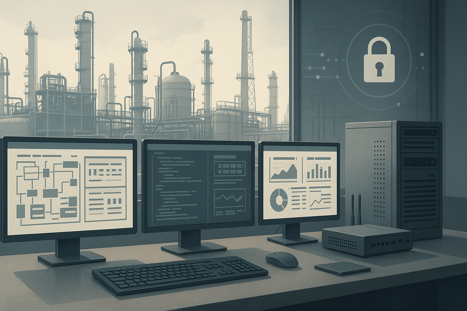 Industrial editorial illustration for Is Your Plant Ready for Software-Defined Automation?.