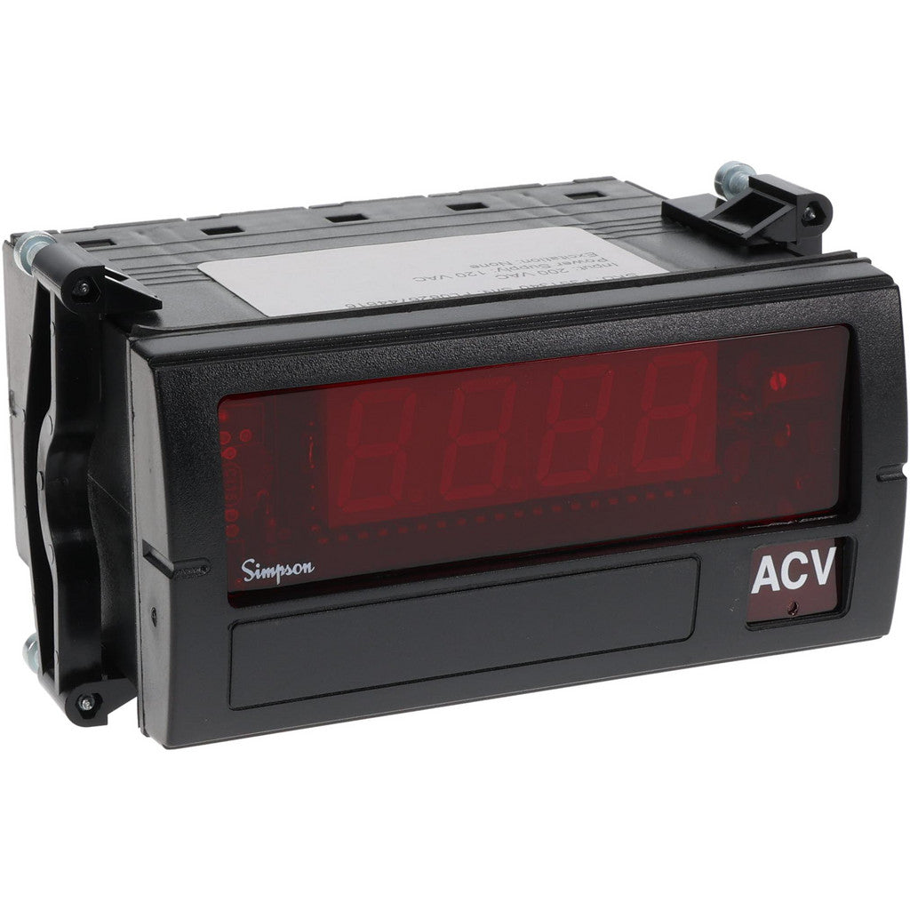 Simpson Electric F35-1-34-0 Simpson Electric 3-1/2 Digits, Digital LED, AC Voltmeter, Panel Meter (F35-1-34-0)