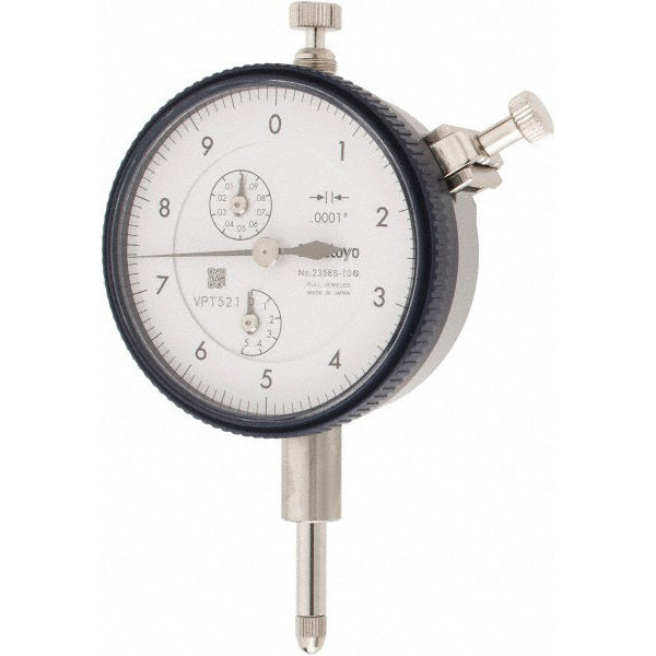 Mitutoyo 2358A-10 Mitutoyo Dial Drop Indicator: 1/2" Max, 0-10 Dial Reading, 0.000800" (2358A-10)
