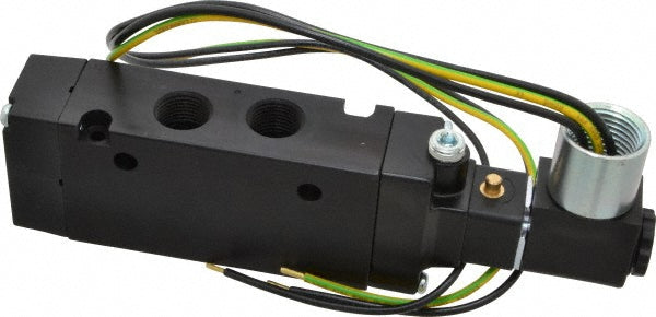 Parker B612ADH53A Parker 3/8" Inlet x 3/8" Outlet, Single Solenoid Actuator, Air (B612ADH53A)
