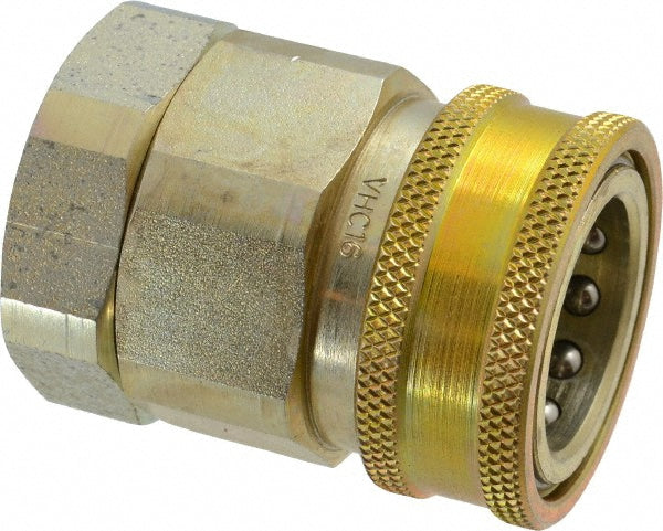 Parker VHC16-16F Parker Hydraulic Hose Valve Fitting: 1" Hose Size, 1" Thread, 2000 psi (VHC16-16F)
