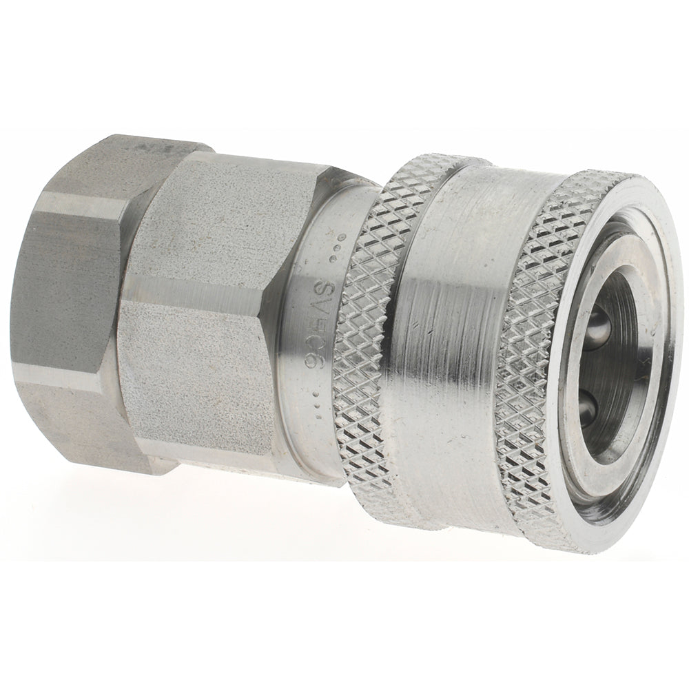 Parker SVHC6-6F Parker Hydraulic Hose Valve Fitting: 3/8" Hose Size, 3/8" Thread (SVHC6-6F)
